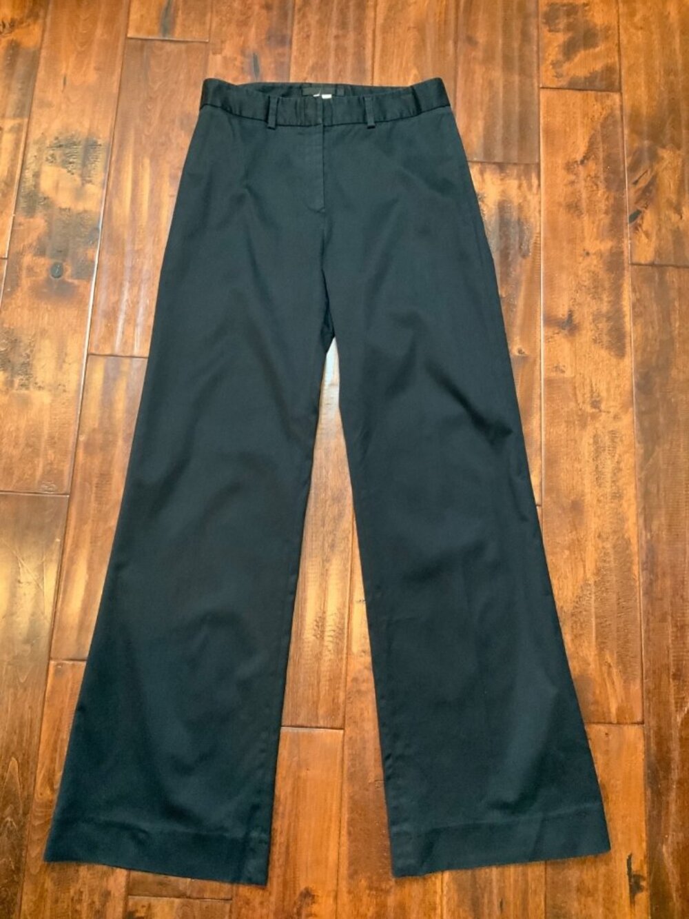 Jenni Kayne Black Chino Straight Leg Pants, Size 8